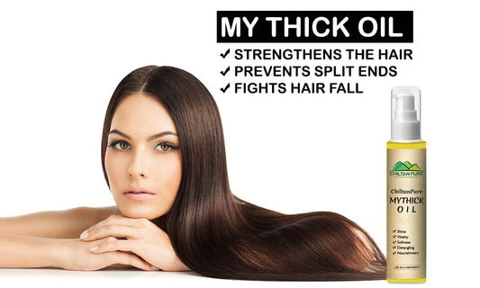 My Thick Oil - Strengthens the hair, Prevents split ends &amp; Fights hair fall - ChiltanPure
