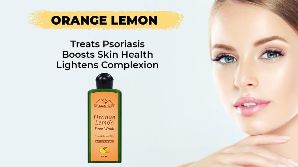 Orange and Lemon Face Wash - Treats Psoriasis, Boosts Skin Health, Lightens Complexion
