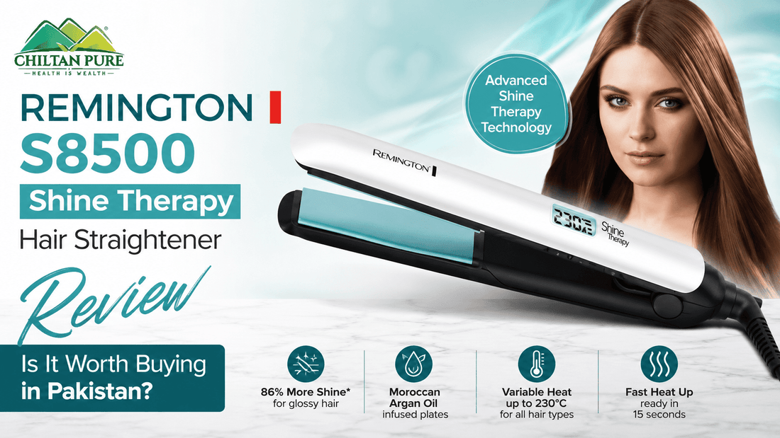 REMINGTON S8500 Shine Therapy Hair Straightener Review: Is It Worth Buying in Pakistan? - ChiltanPure