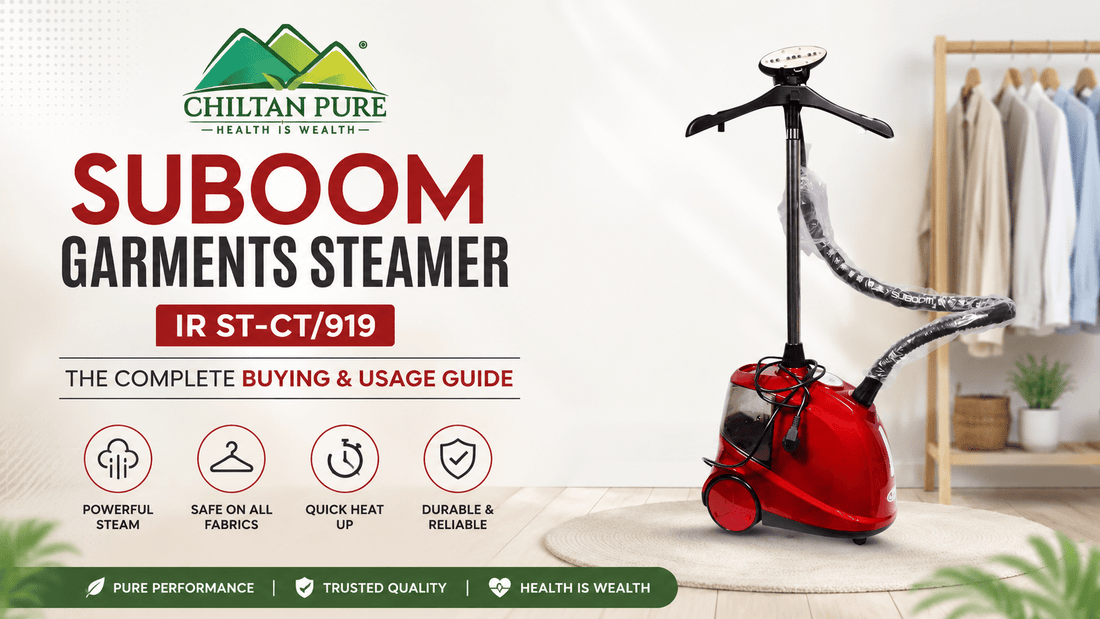 SUBOOM Garments Steamer IR ST-CT/919: The Complete Buying and Usage Guide - ChiltanPure