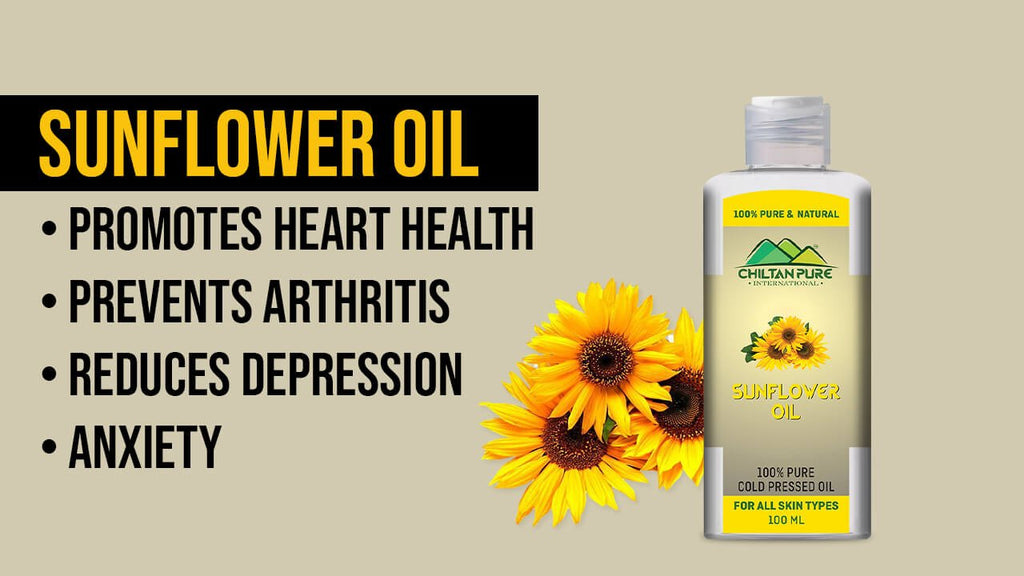 Sunflower Oil - Promotes Heart Health, Prevents Arthritis, Reduces Depression &amp; Anxiety