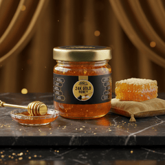 24K Pure Gold Honey - Golden Blend of Natural Sweetness and Luxury Nutrition - ChiltanPure