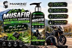 MUSAFIR Hair Detox Shampoo 260ml product image for bike riders, travelers and helmet users
