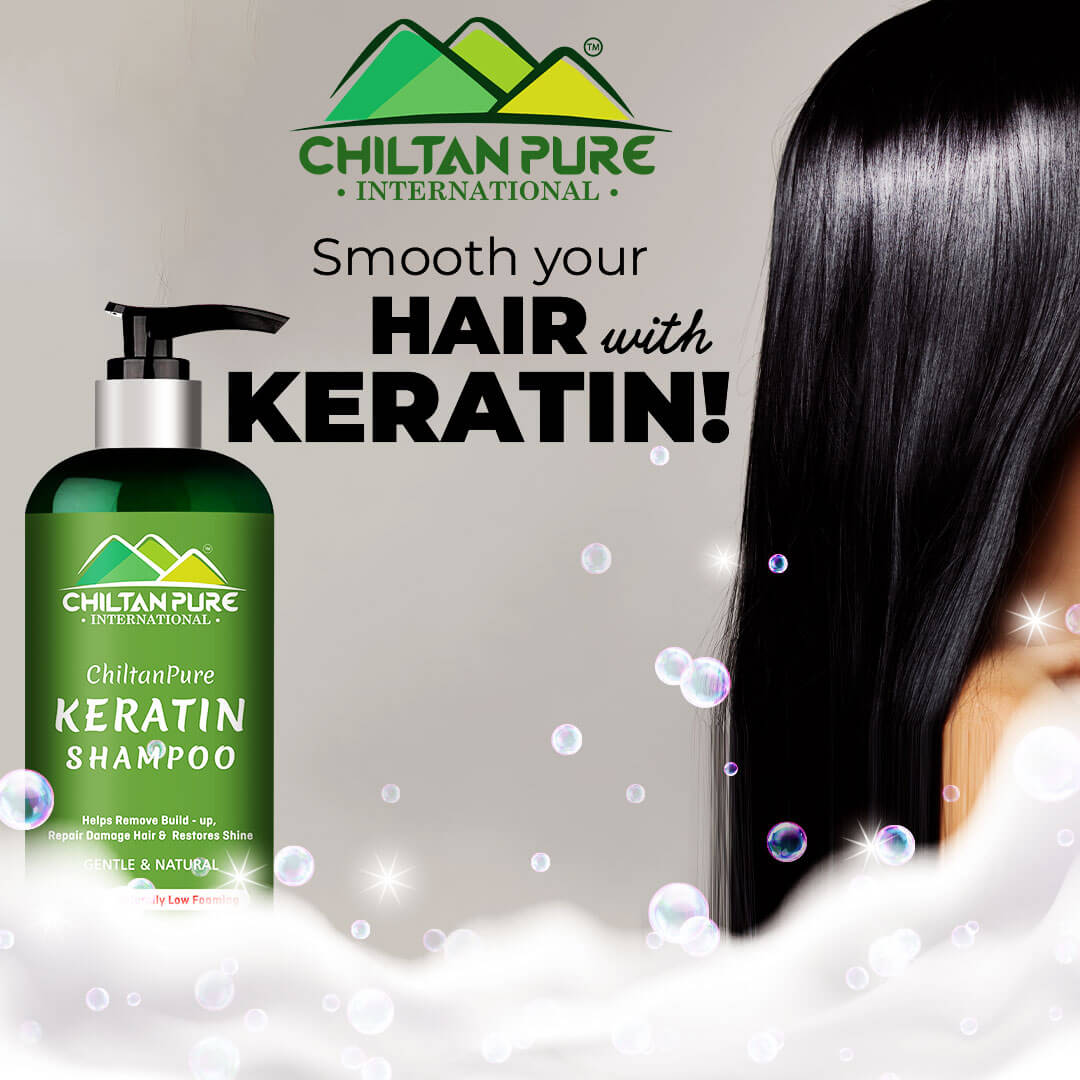 Keratin Shampoo – Promote Hair Growth, Restores Hair Protein, Makes Hair Shiny & Straight