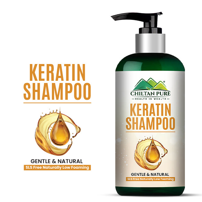 Keratin Shampoo – Promote Hair Growth, Restores Hair Protein, Makes Hair Shiny & Straight