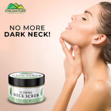 Glowing Neck Scrub – Remove Tan, Exfoliate Dead Skin Cells, Even Skin Tone Reduce Fine Lines & Wrinkles 100ml