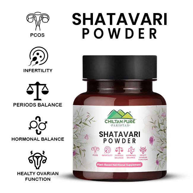 Shatavari Powder - Embrace Feminine Wellness zCure PCOS, Enhance Fertility, and Strengthen Ovaries Naturally