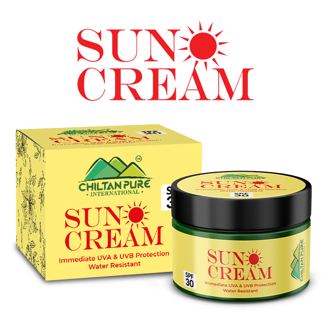 SunBlock Cream – Never let your skin look dull again, Reduces the risk of skin cancer, Protect the skin from sun burn, limit the area of sunspots – 100% pure organic