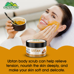 Ubtan Face & Body Scrub – Exfoliates Clogged Pores, Removes Impurities & Brightens Up Your Skin, Suitable For All Skin Types