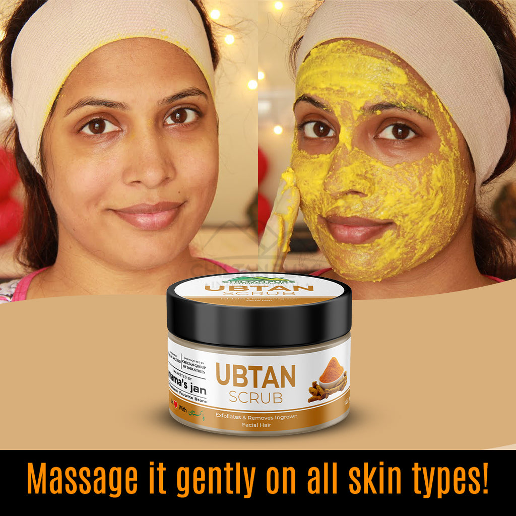 Buy Ubtan Face Body Scrub at Best Price in Pakistan ChiltanPure