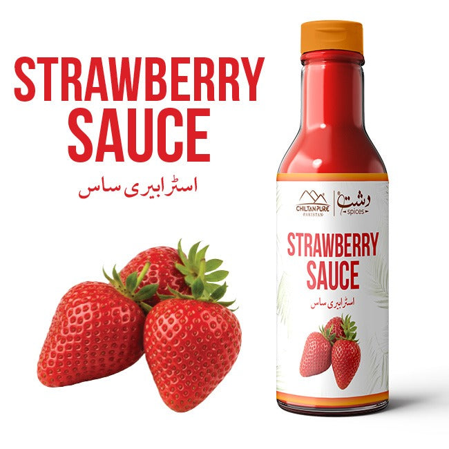 Strawberry Sauce / اسٹرابیری ساس / Gross Weight 400gm± Approx
