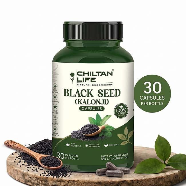 Black Seed Capsule 100% Natural Black Seed Tablets 30 Per Bottle