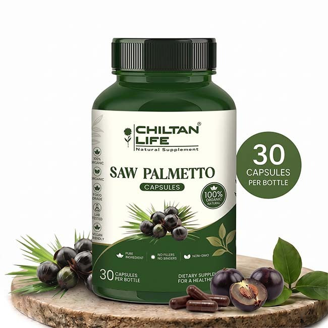 Saw Palmetto Capsule 100% Natural Saw Palmetto Tablets 30 Per Bottle 500mg