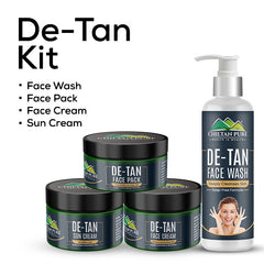 De - Tan Kit - Face Wash / Face Pack / Face Cream / Sun Cream