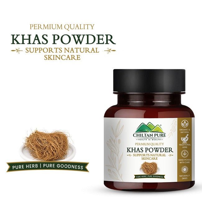 Khas Powder Supports Natural Skincare
