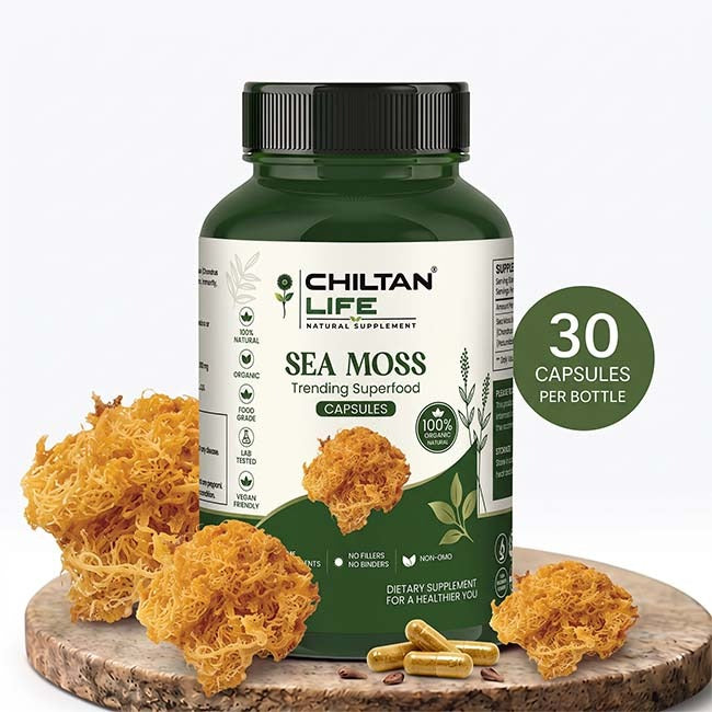 Sea Moss Capsule 100% Natural Sea Moss Tablets 30 Per Bottle 500mg
