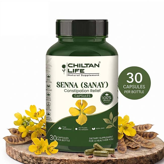 Senna (Sanay) Capsule 100% Natural Senna (Sanay) Tablets 30 Per Bottle 500mg