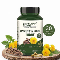 Dandelion Root Capsule 100% Natural Dandelion Root Tablets 30 Per Bottle 500mg