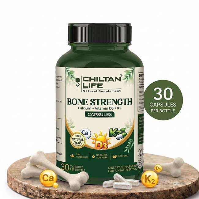Bone Strength Capsule 100% Natural Bone Strength Tablets 30 Per Bottle 500mg