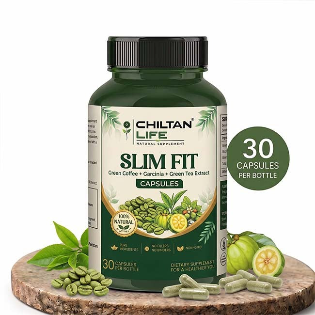 Slim Fit Capsule 100% Natural Slim Fit  Tablets 30 Per Bottle 500mg