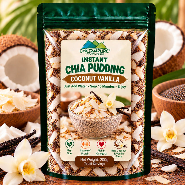 Instant Chia Pudding – Coconut Vanilla – 200g