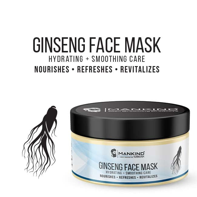 Ginseng Clay – For Men – Extremely beneficial for skin, Derived from natural sources, Perfect Blend for aging skin, Detoxifies the harmful bacteria (100% result) 200gm