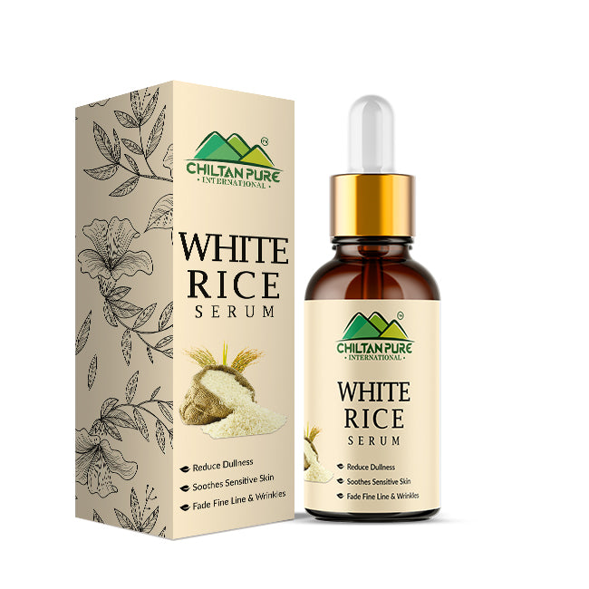 White Rice Serum – Bring Dull Skin Back To The Bright Side, Improves Hyperpigmentation, Soothes Sensitive Skin, Good For Acne & Dark Spots