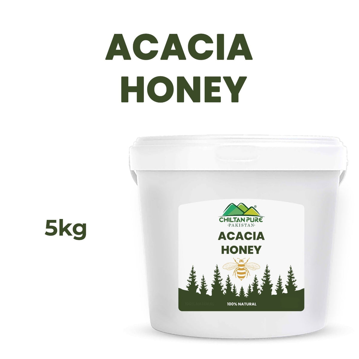 Acacia Honey 5kg Institutional Bulk For HORECA Family, Hotels, Restaurants, Catering ,Cafes