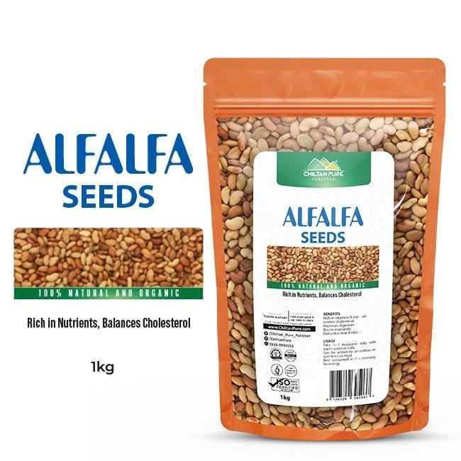 Alfalfa / Alfalfa seeds / Lucerne Seeds / Medicago sativa / لوسن (لوسرن) - ChiltanPure