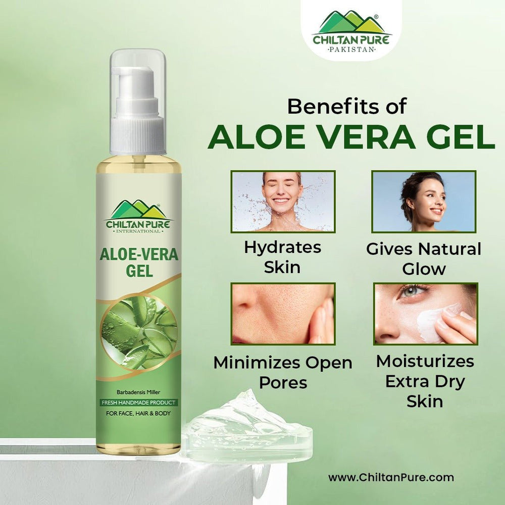 Aloe Vera Gel – For Face, Hair & Body [ایلوویرا] - ChiltanPure