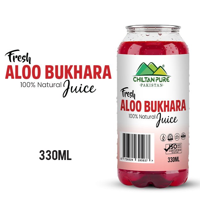 Aloo Bukhara Juice / Fresh & Pure 330ml - ChiltanPure