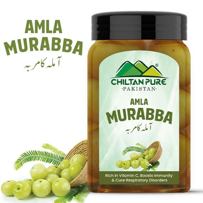 Amla Murabba (آملہ کا مربہ) – Alluring Blend of Tangy Indian Gooseberries & Spices, Abundant in Vitamin C, Boosts Immunity & Cure Respiratory Disorders, Secret of Overall Well - Being! - ChiltanPure