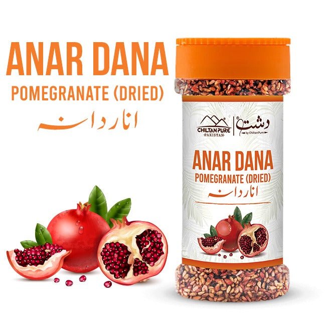 Anar Dana (انار دانہ) – Dried Pomegranate Seeds for Tangy Flavor & Natural Health Benefits - ChiltanPure