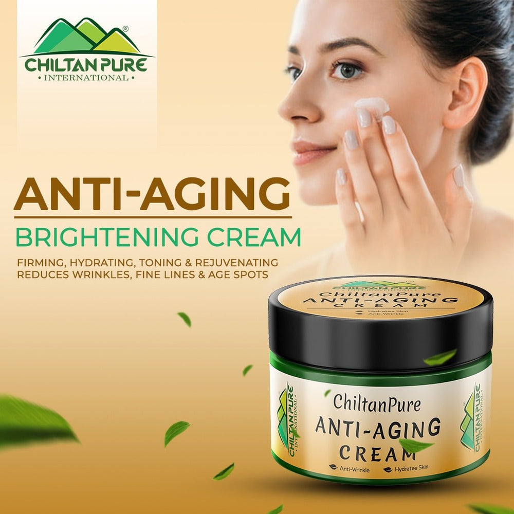 Anti - Aging Cream – Hydrates Skin, Prevents Signs of Aging, Regenerates Skin Cells & Boosts Skin’s Elasticity - ChiltanPure