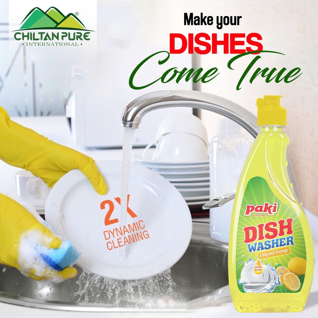 Anti - Bacterial Dish Washer Liquid Soap - ChiltanPure