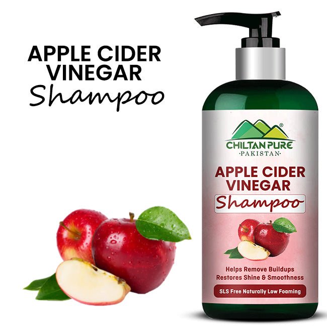 Apple Cider Vinegar Shampoo – Enhance Hair Shine, Balance PH Level of Hair, Promote Hair Growth & Strengthen Hair Follicles - ChiltanPure