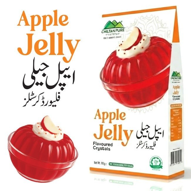 Apple Jelly / Crystal Jelly Apple 80±gm - ChiltanPure
