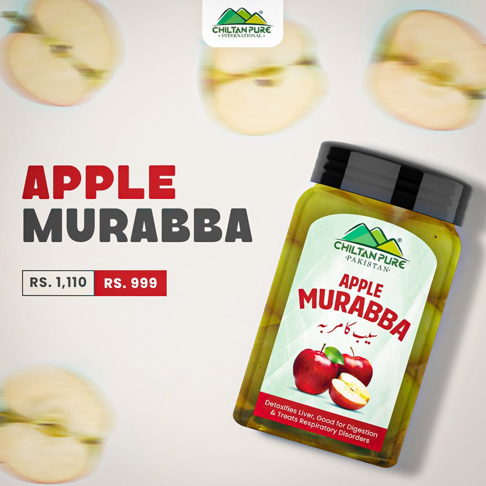 Apple Murabba Saib ka Murabba – Highly Nutritious, Detoxifies Liver, Strengthens Your Teeth, Good for Digestion & Treats Respiratory Disorders - ChiltanPure