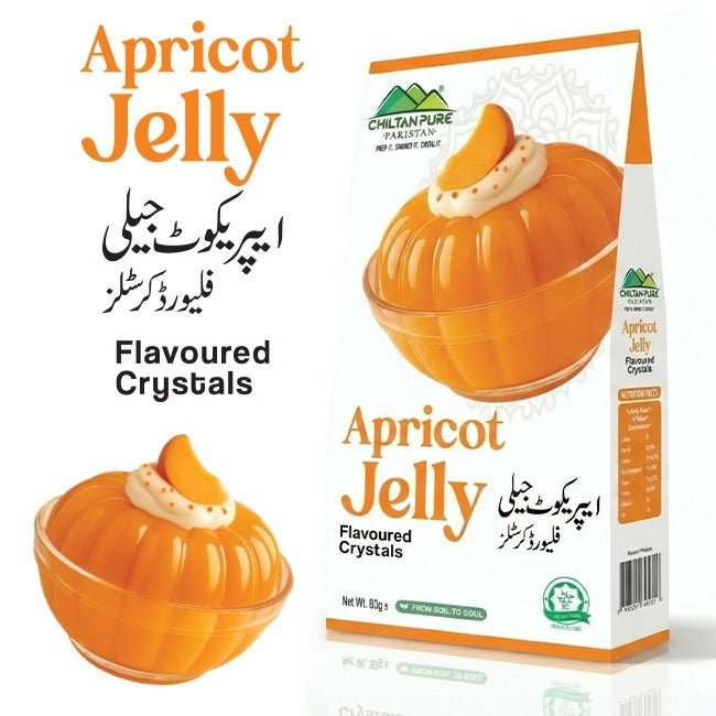 Apricot Jelly / Crystal Jelly Apricot 80±gm - ChiltanPure