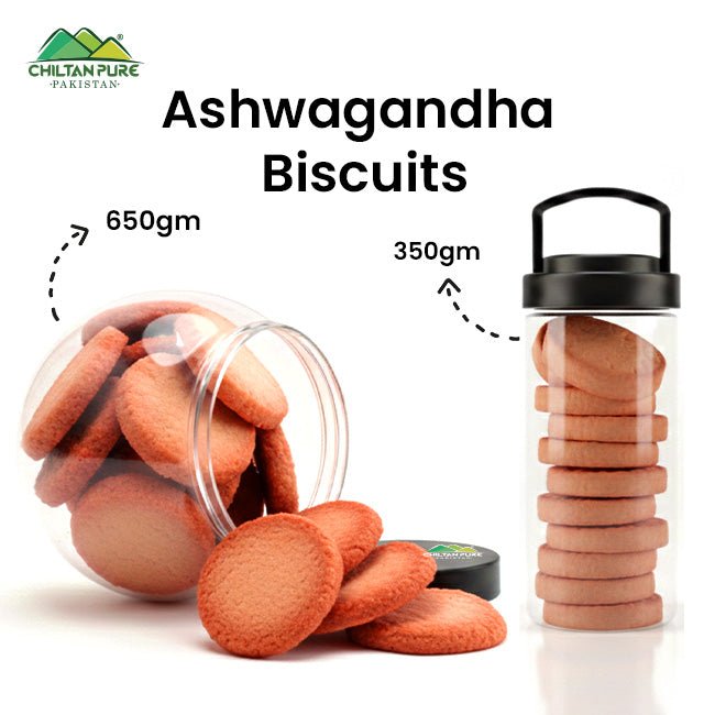Ashwagandha Biscuit Cookies / Made With Organic Desi Butter, Bakery Biscuit - ChiltanPure