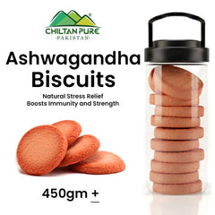 Ashwagandha Biscuit Cookies / Made With Organic Desi Butter, Bakery Biscuit - ChiltanPure