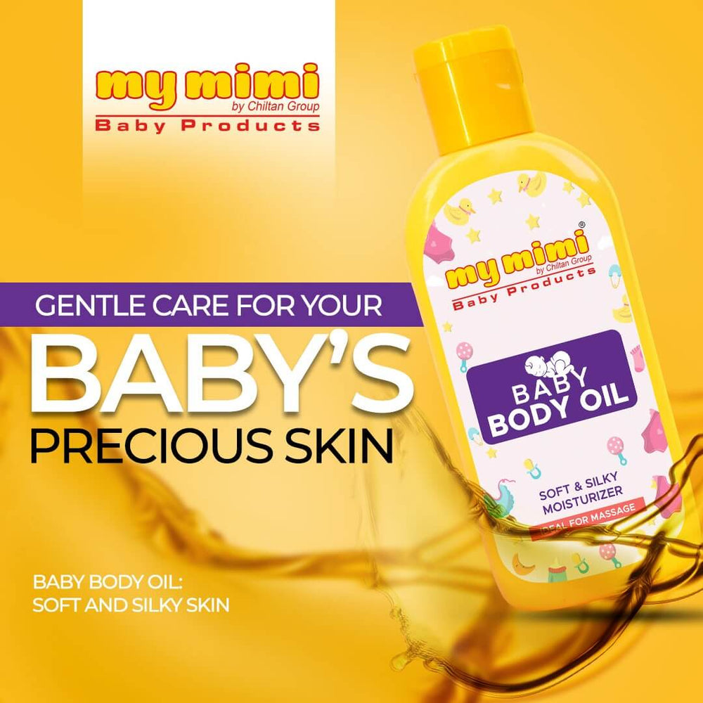 Baby & Kids Oil - Nourishes Baby's Skin Deeply, Ideal for Massage, Soft & Silky Moisturizer - ChiltanPure