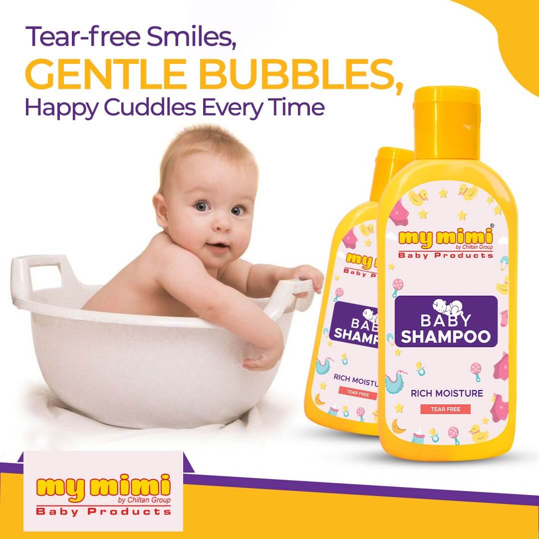 Baby & Kids Shampoo - Tear Free, Rich Moisture, Keeps Newborn’s Hair Soft and Fresh - ChiltanPure