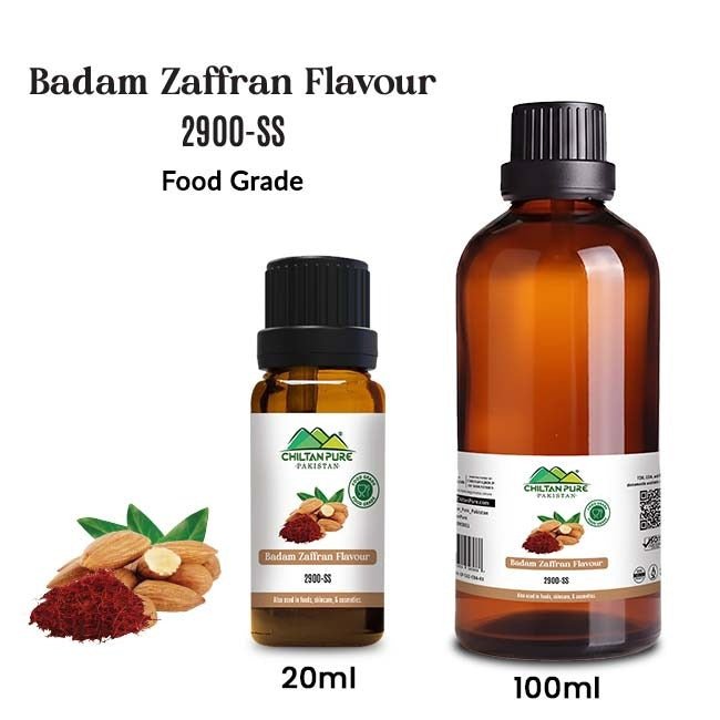 Badam Zaffran Flavour 2900 - SS / بادام زعفران فلیور - ChiltanPure