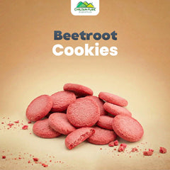Beetroot Biscuit Cookies / Made With Organic Desi Butter, Bakery Biscuit - ChiltanPure