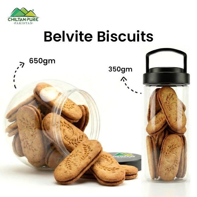 Belvite Biscuit Cookies / Made With Organic Desi Butter, Bakery Biscuit - ChiltanPure