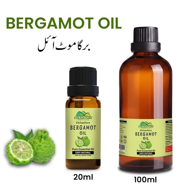 Bergamot Essential Oil – Natural Insecticide, Prevents Asthma, Eases Anxiety & Promotes Healthy Hair 20ml - ChiltanPure
