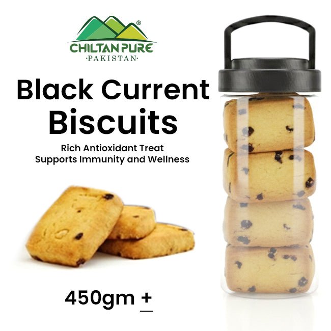 Black Current Biscuit Cookies / Made With Organic Desi Butter, Bakery Biscuit - ChiltanPure