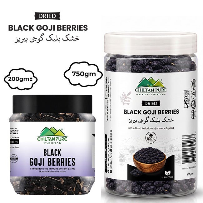Black Goji Berries – Rare Antioxidant / Rich Superfruit - ChiltanPure
