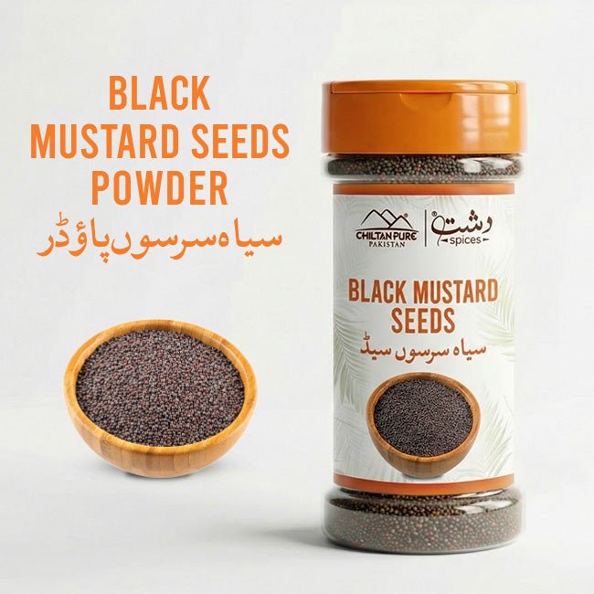 Black Mustard Seed Powder / کالی سرسوں سیڈ پاؤڈر / Kali Sarson Powder - ChiltanPure